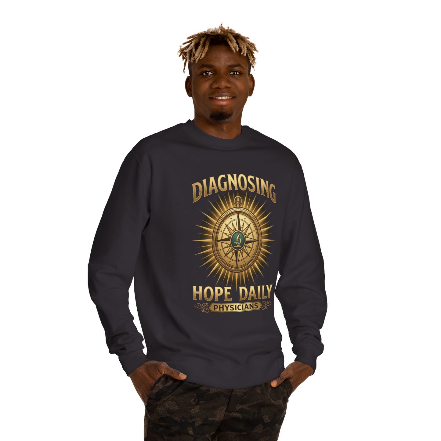 Diagnosing Hope Daily Physicians Sweatshirt