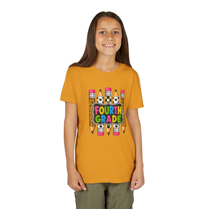 Fourth Grade Pencil Kids Tee – Back to School Youth Shirt