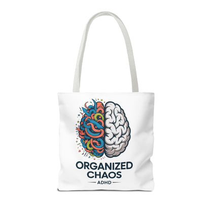 ADHD Tote Bag — "Organized Chaos" Brain Design