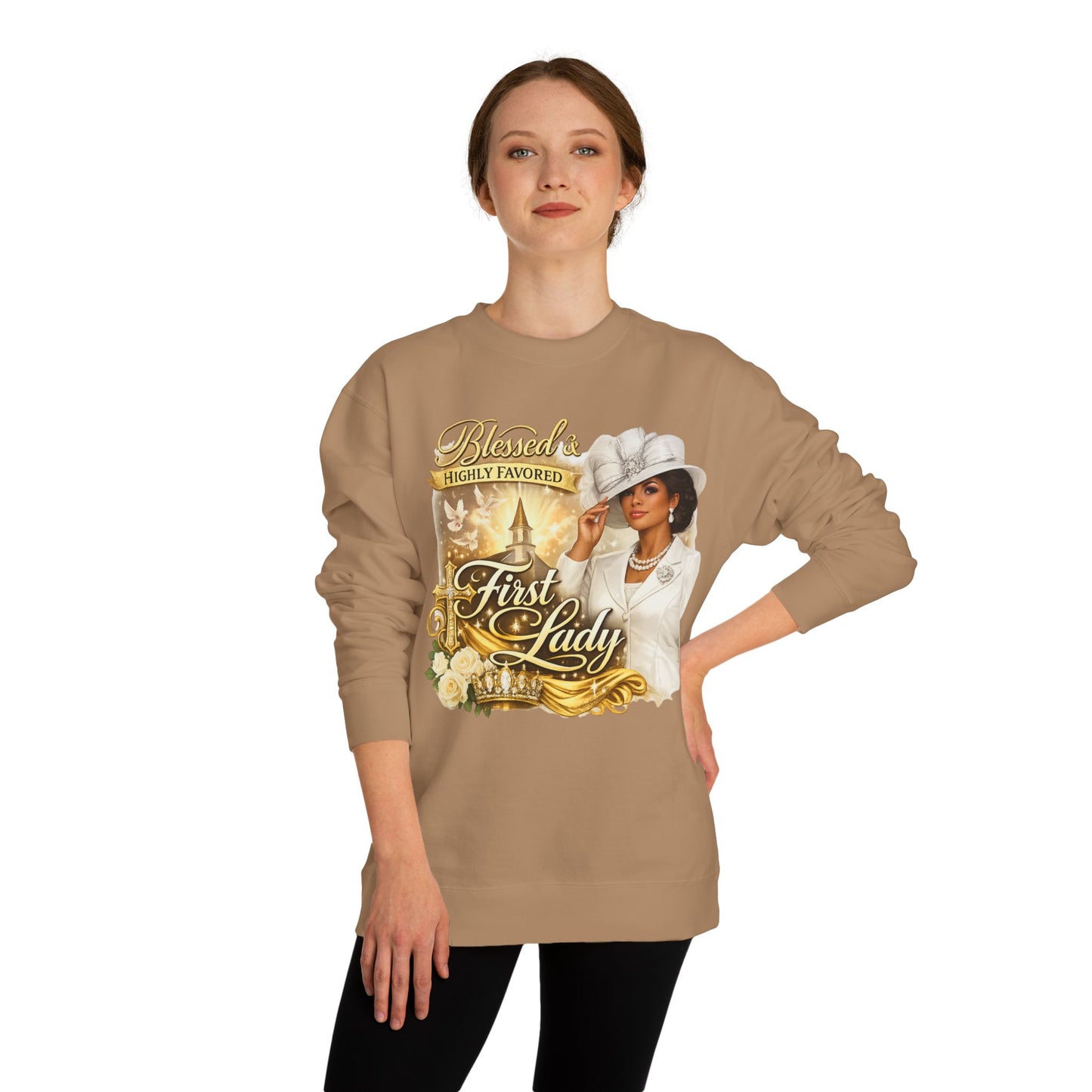 First Lady 'Blessed & Highly Favored' Sweatshirt