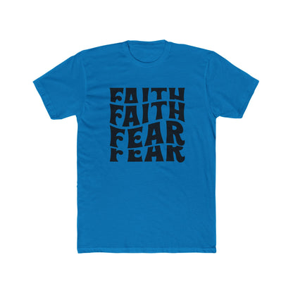 Faith Over Fear T‑Shirt — Bold Retro Typography Spiritual Tee
