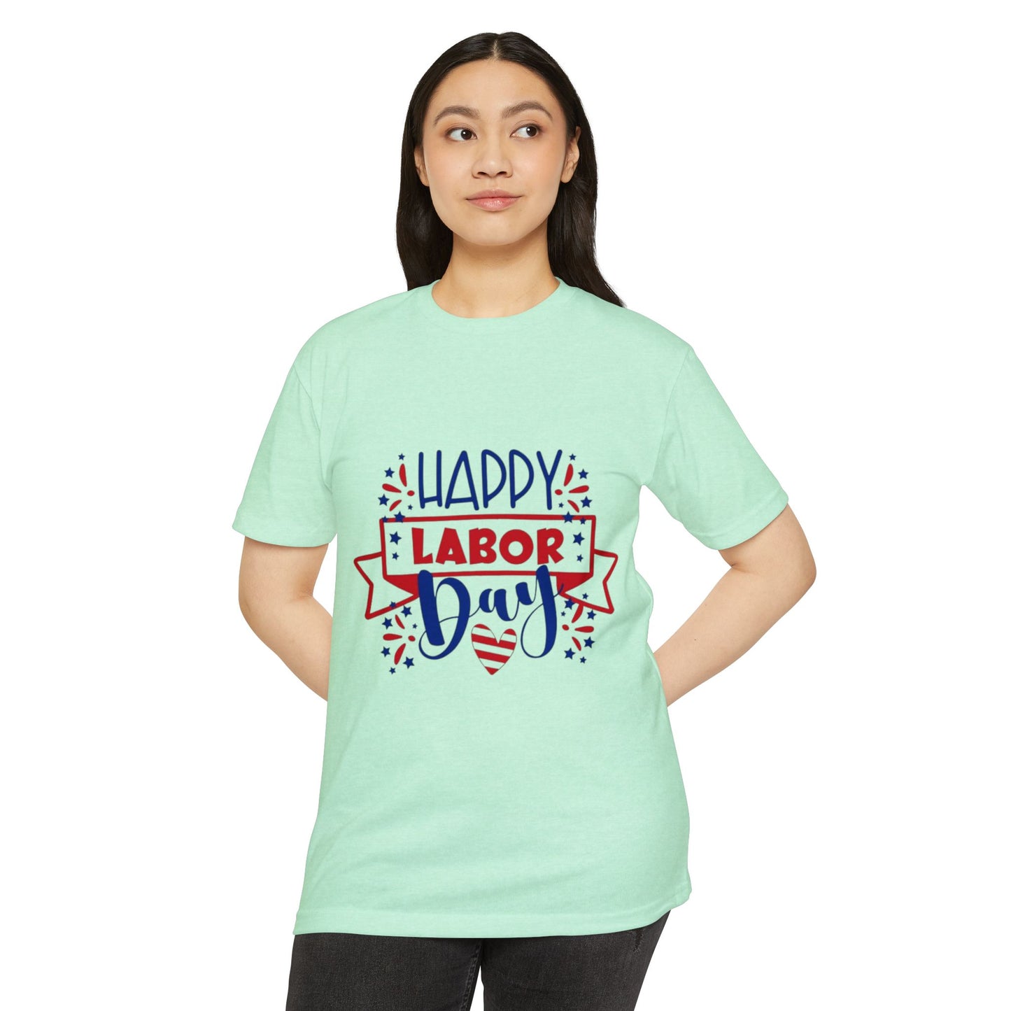 Labor Day T-Shirt - "Happy Labor Day" Patriotic Graphic Tee