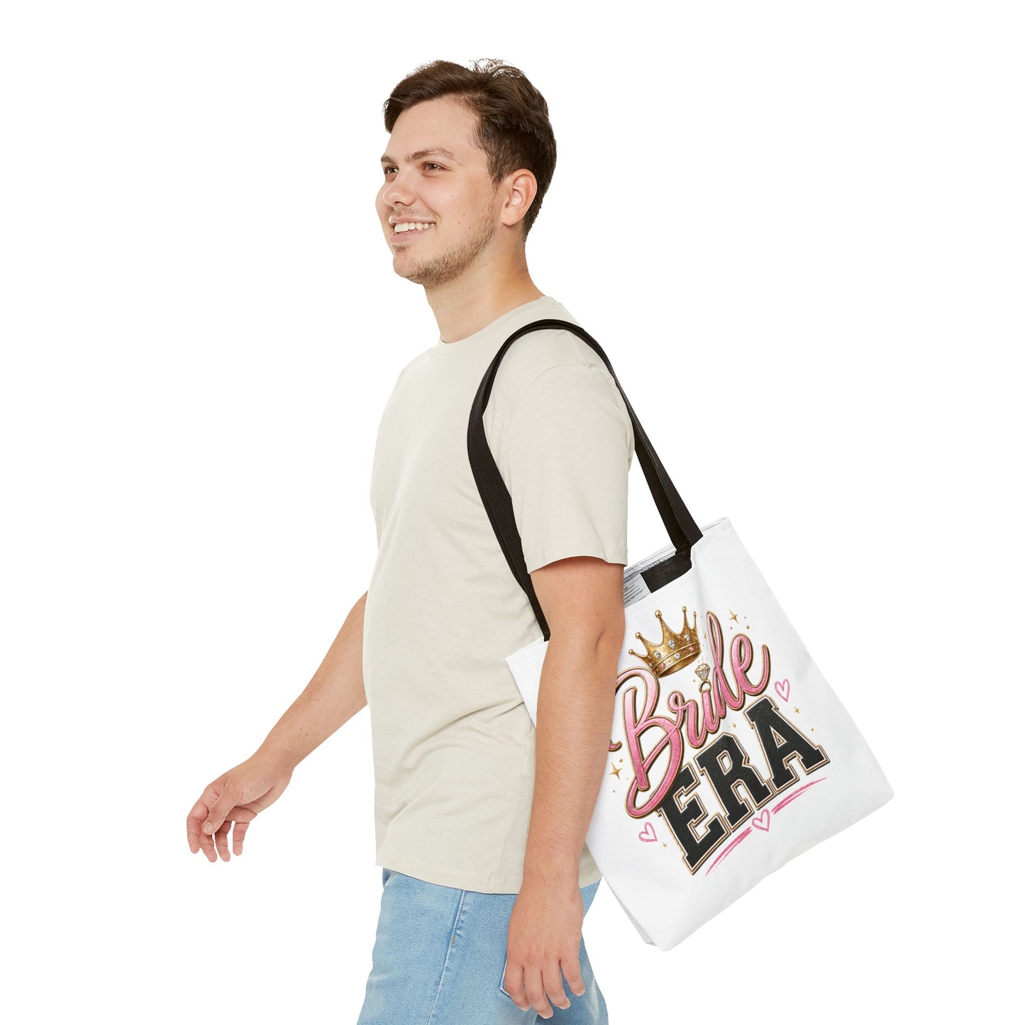 Bride Era Tote Bag — Bachelorette Bride Crown Tote for Bridal Shower & Wedding Weekend
