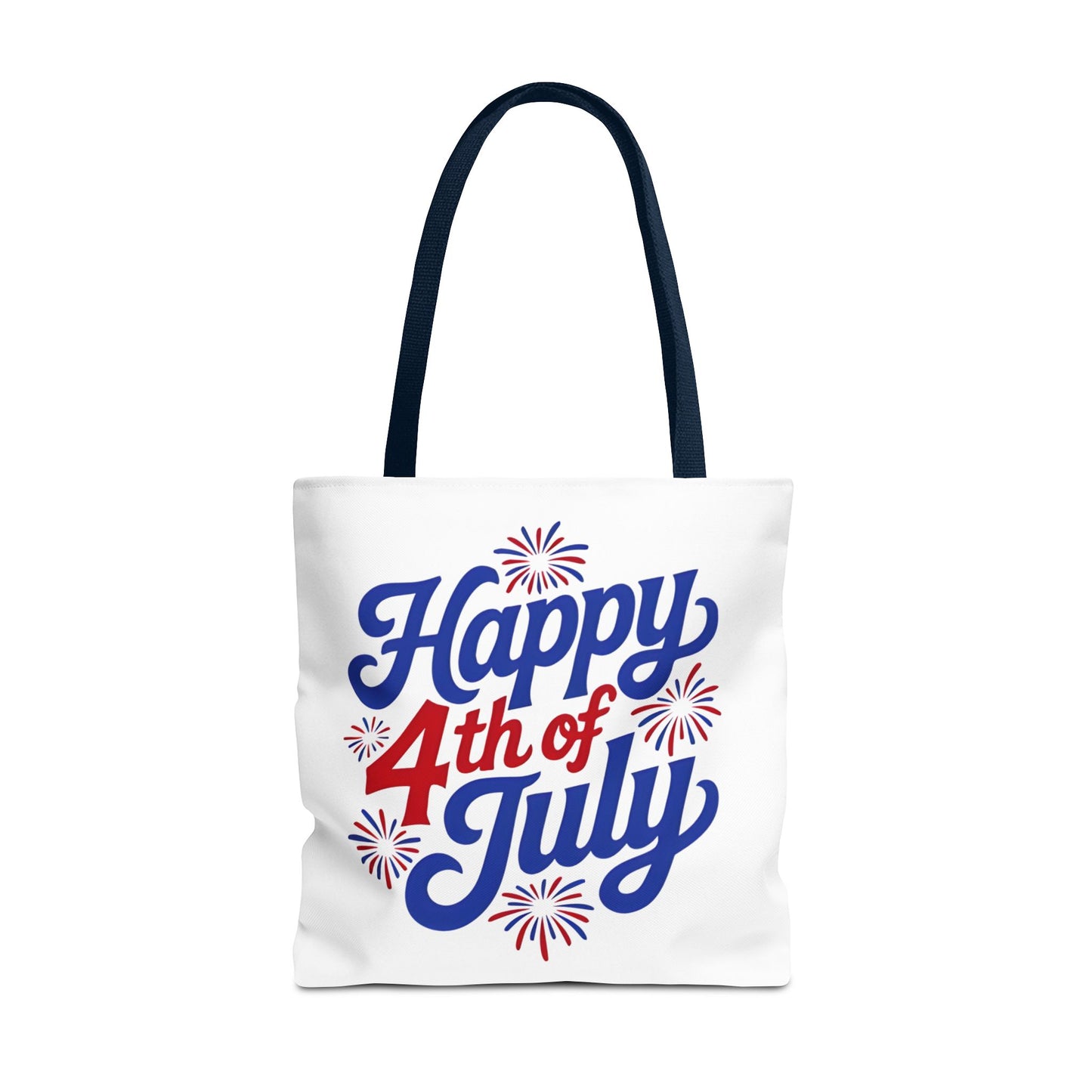 Happy 4th of July Tote Bag — Patriotic Fireworks Market Tote