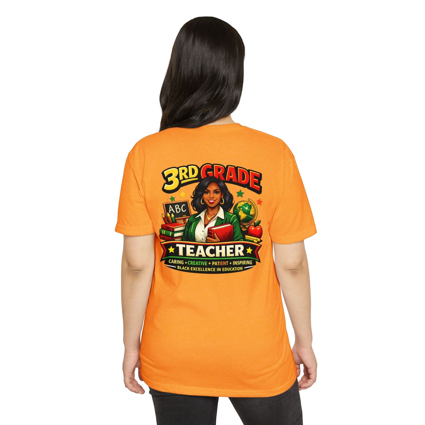 3rd Grade Teacher T‑Shirt – Black Excellence in Education Design