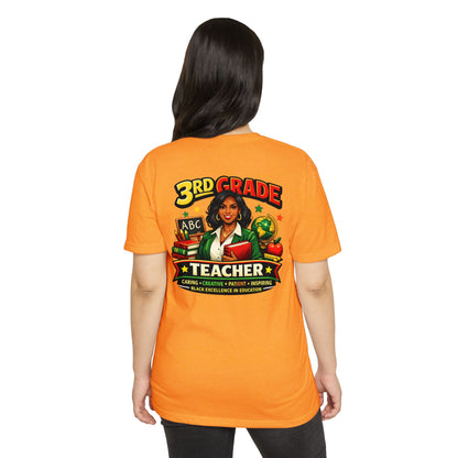 3rd Grade Teacher T‑Shirt – Black Excellence in Education Design