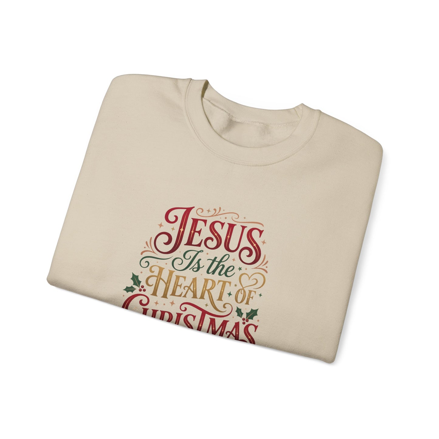 “Jesus Is the Heart of Christmas” Sweatshirt