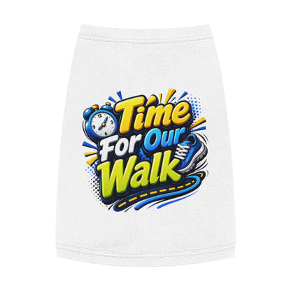 Pet Tank Top — "Time For Our Walk" Cute Dog Walking Shirt