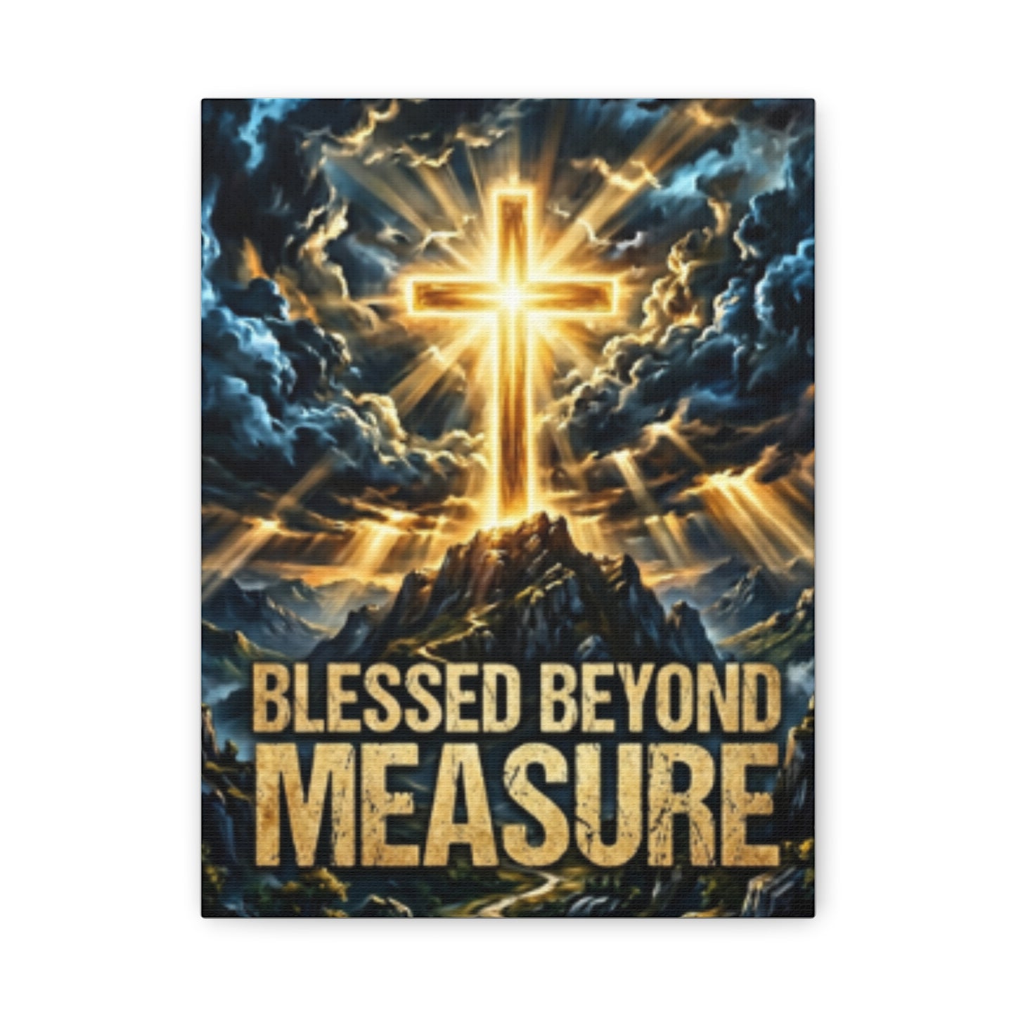 Blessed Beyond Measure Canvas Wall Art