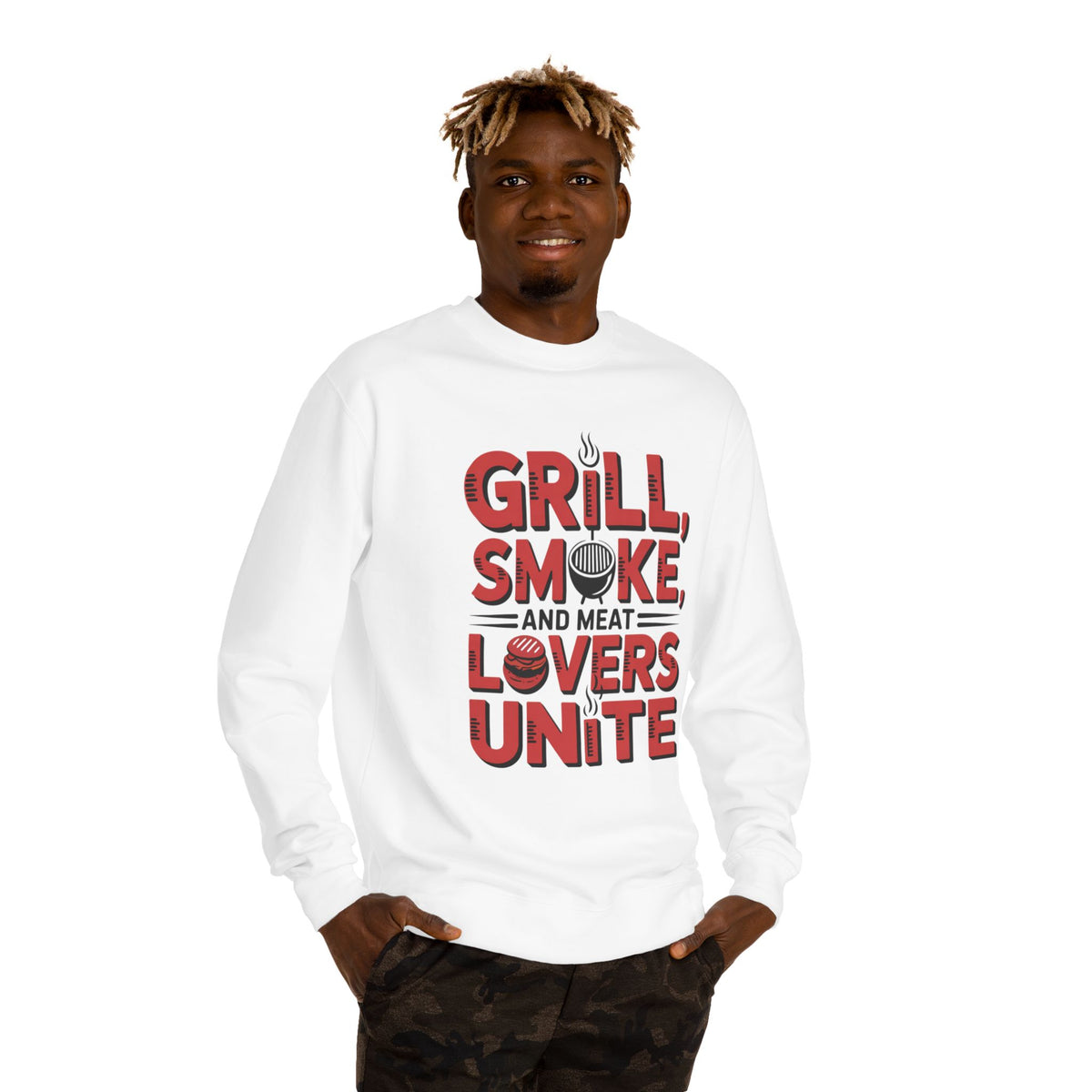 Grill, Smoke, and Meat Lovers Unite Sweatshirt
