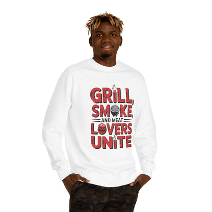 Grill, Smoke, and Meat Lovers Unite Sweatshirt
