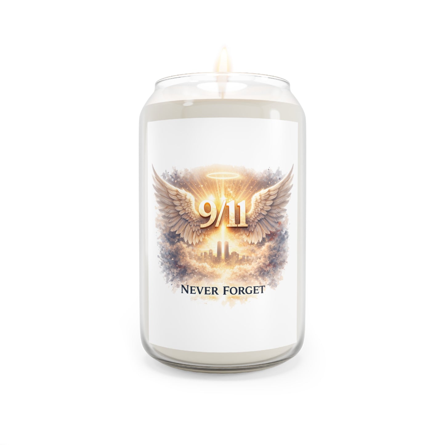 9/11 Never Forget Memorial Soy Candle — Scented 13.75oz