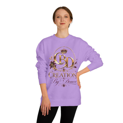 Crewneck Sweatshirt — Creations By Donece Gold Logo Crewneck