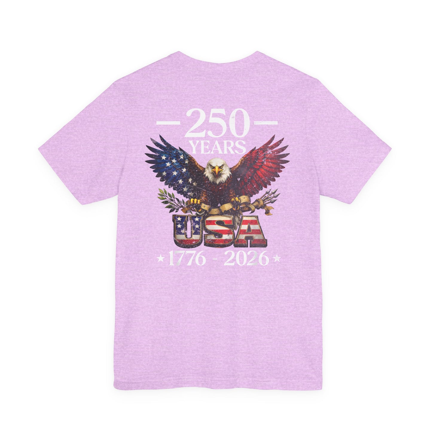 250 Years USA Eagle T-Shirt — 1776–2026 Patriotic Anniversary Tee