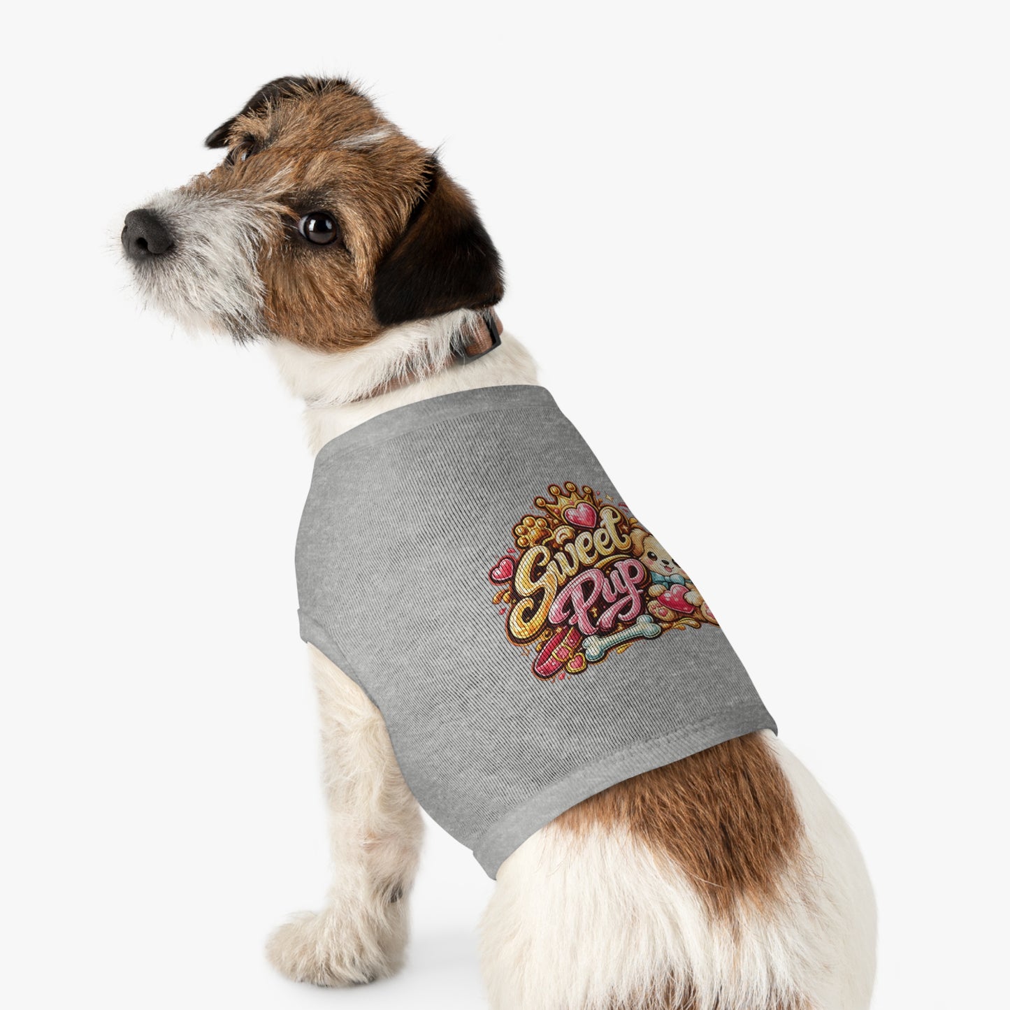 Sweet Pup Dog Tank Top — Cute Puppy Graphic Pet Tee
