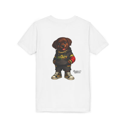 Youth Dog Tee — 'Legacy' Streetwear Puppy Graphic Shirt