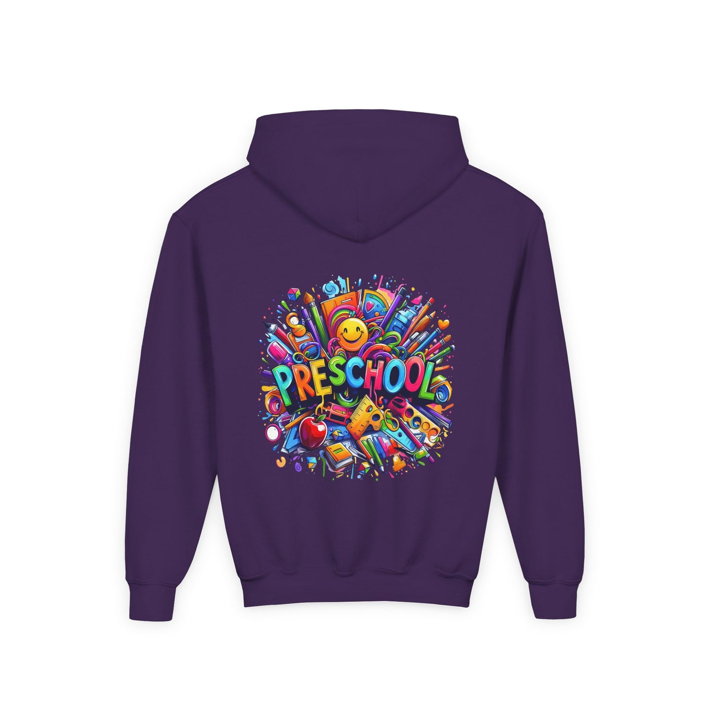 Preschool Kids Hoodie — Colorful Back-to-School Preschool Design