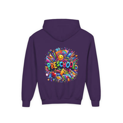 Preschool Kids Hoodie — Colorful Back-to-School Preschool Design