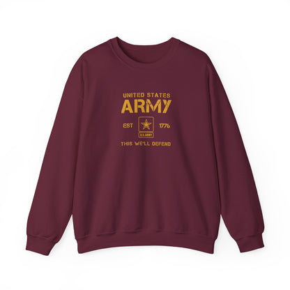 United States Army This We'll Defend Military  Sweatshirt
