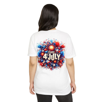 Happy 4th of July T-Shirt — Patriotic Fireworks Tee