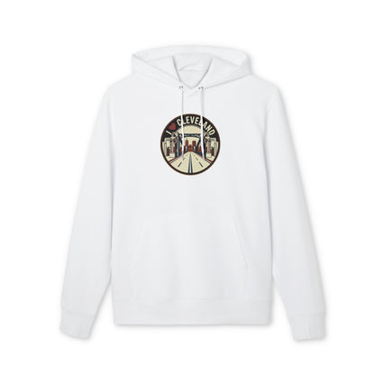 Cleveland Cityscape Hoodie – Retro Road Emblem