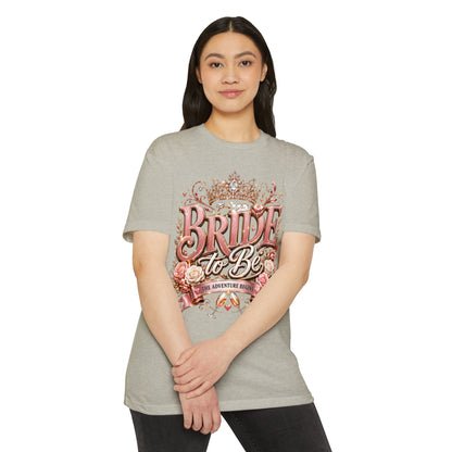 Bride to Be T-Shirt — Floral Crown Bachelorette Tee