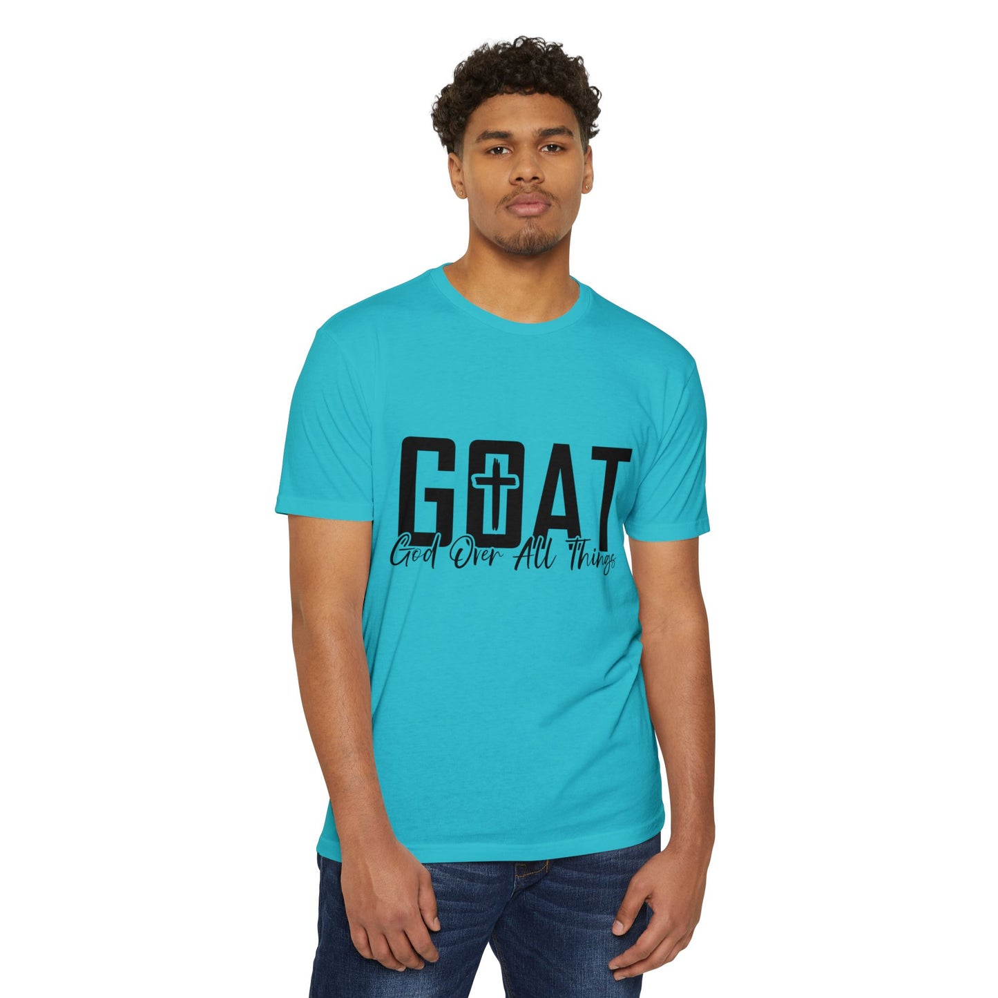 GOAT "God Over All Things" T-Shirt - Christian Faith Tee