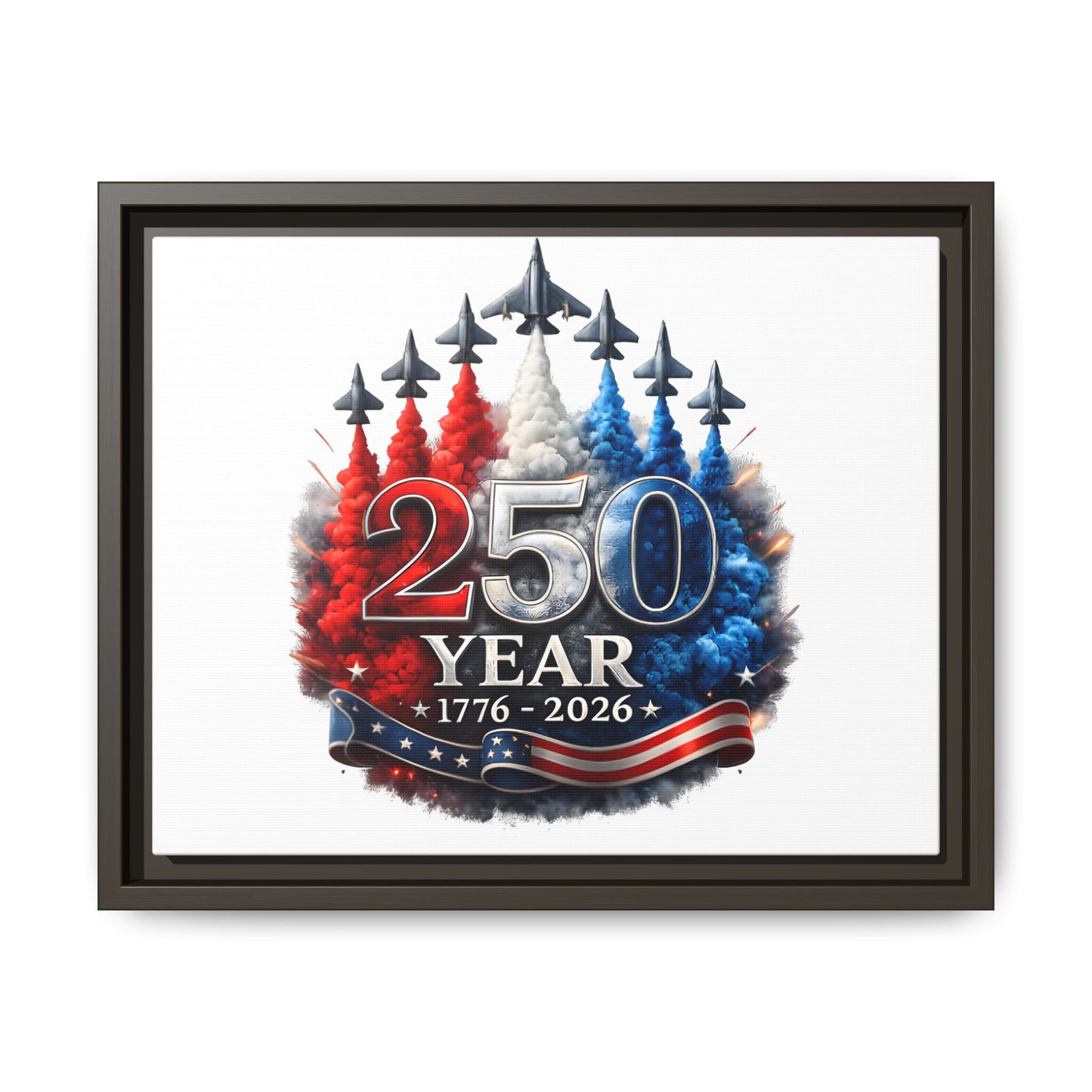 Matte Canvas, Framed (Multi-color)