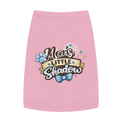 Mom's Little Shadow Pet Tank — Cute Paw Print Dog Shirt