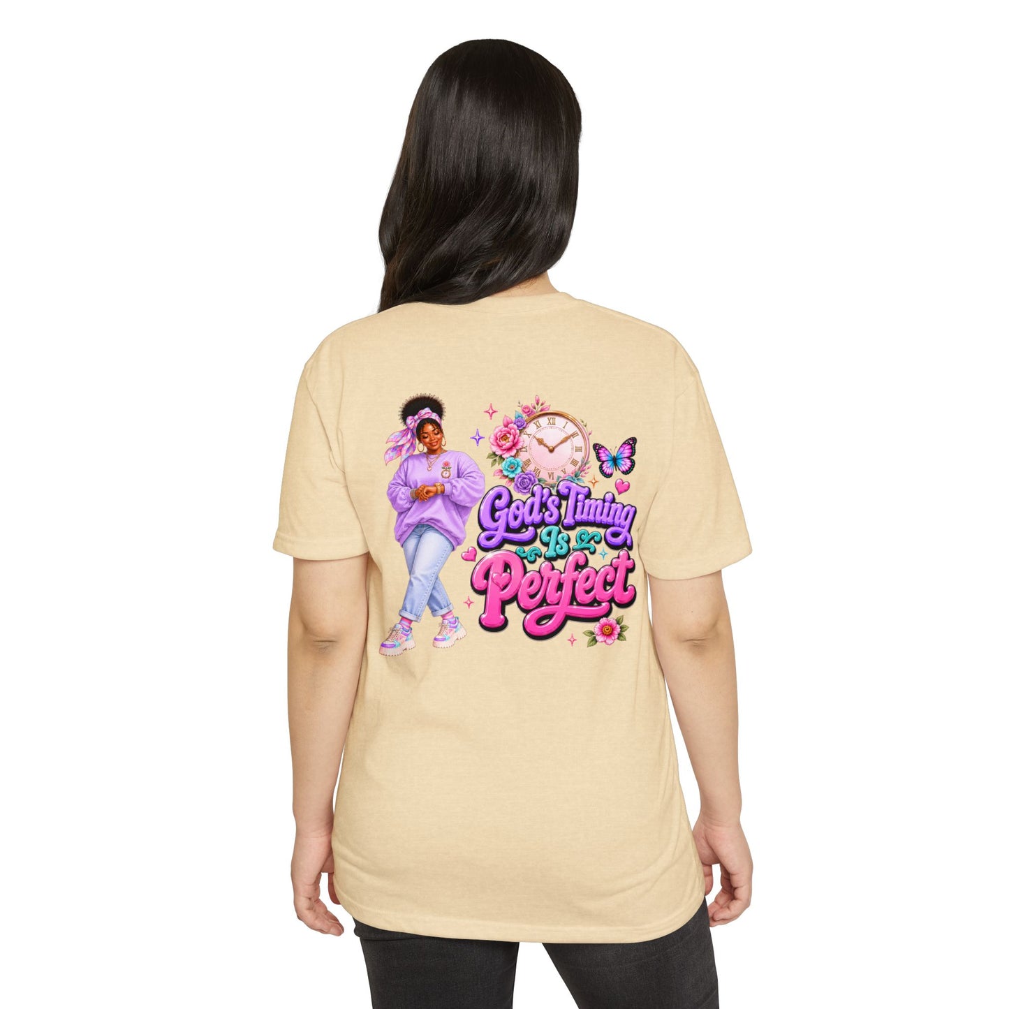 God's Timing Is Perfect T-Shirt — Faith-Inspired Inspirational Tee