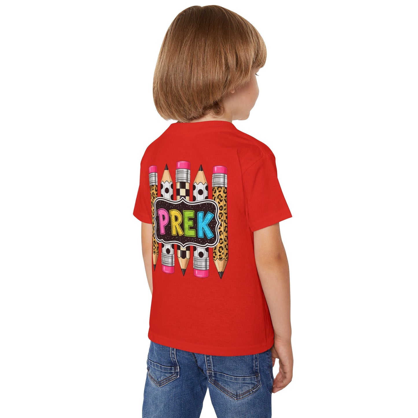 PREK Toddler T-Shirt — Colorful Pencils Back-to-School Tee