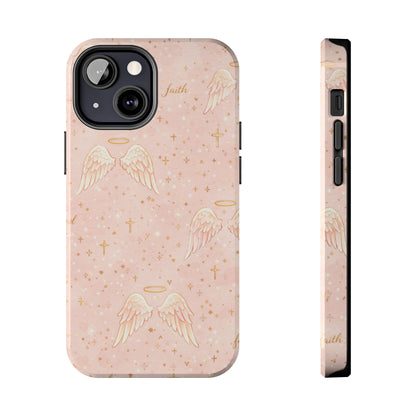 Faith & Grace Angels Phone Case | Christian floral iPhone Case