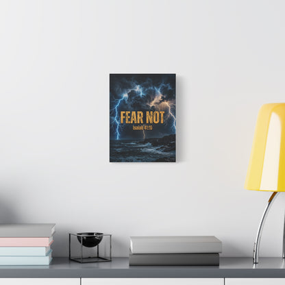 Fear Not - Isaiah 41:10 Canvas Wall Art