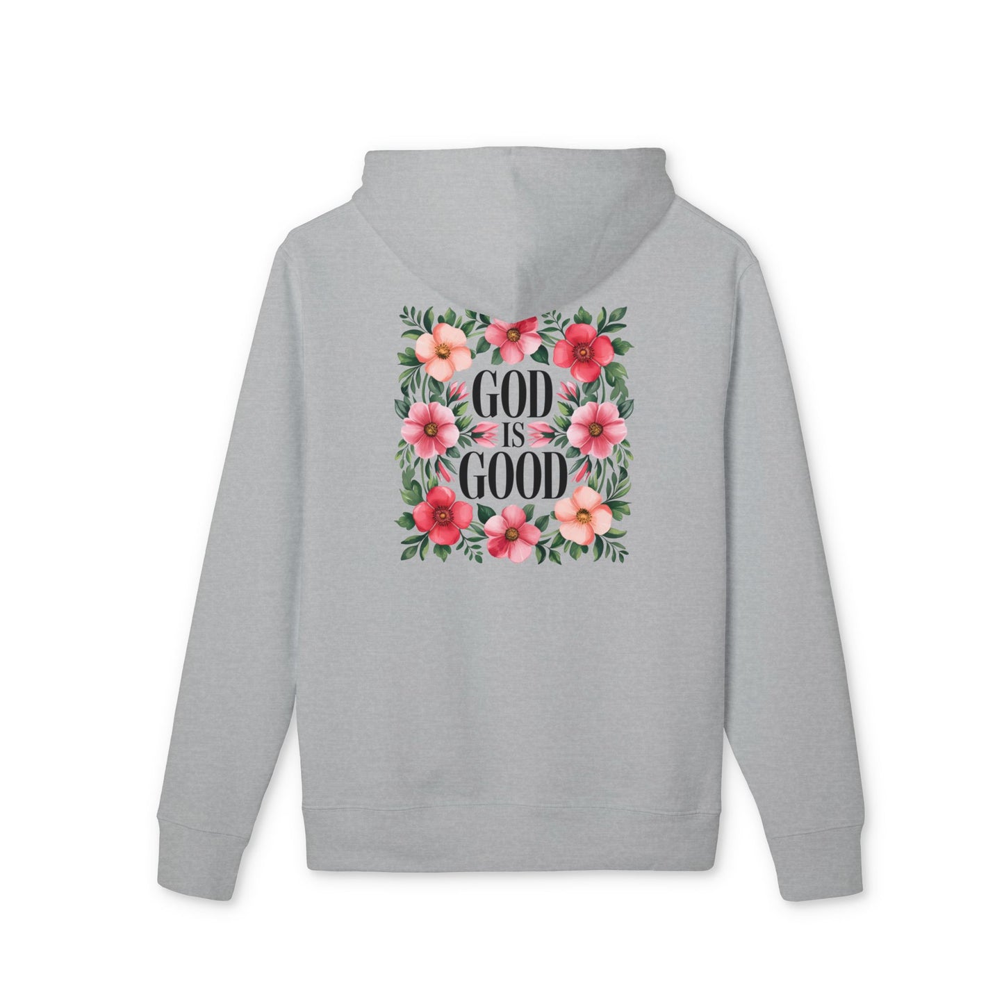 God Is Good Floral Hoodie — Christian Inspirational Pullover