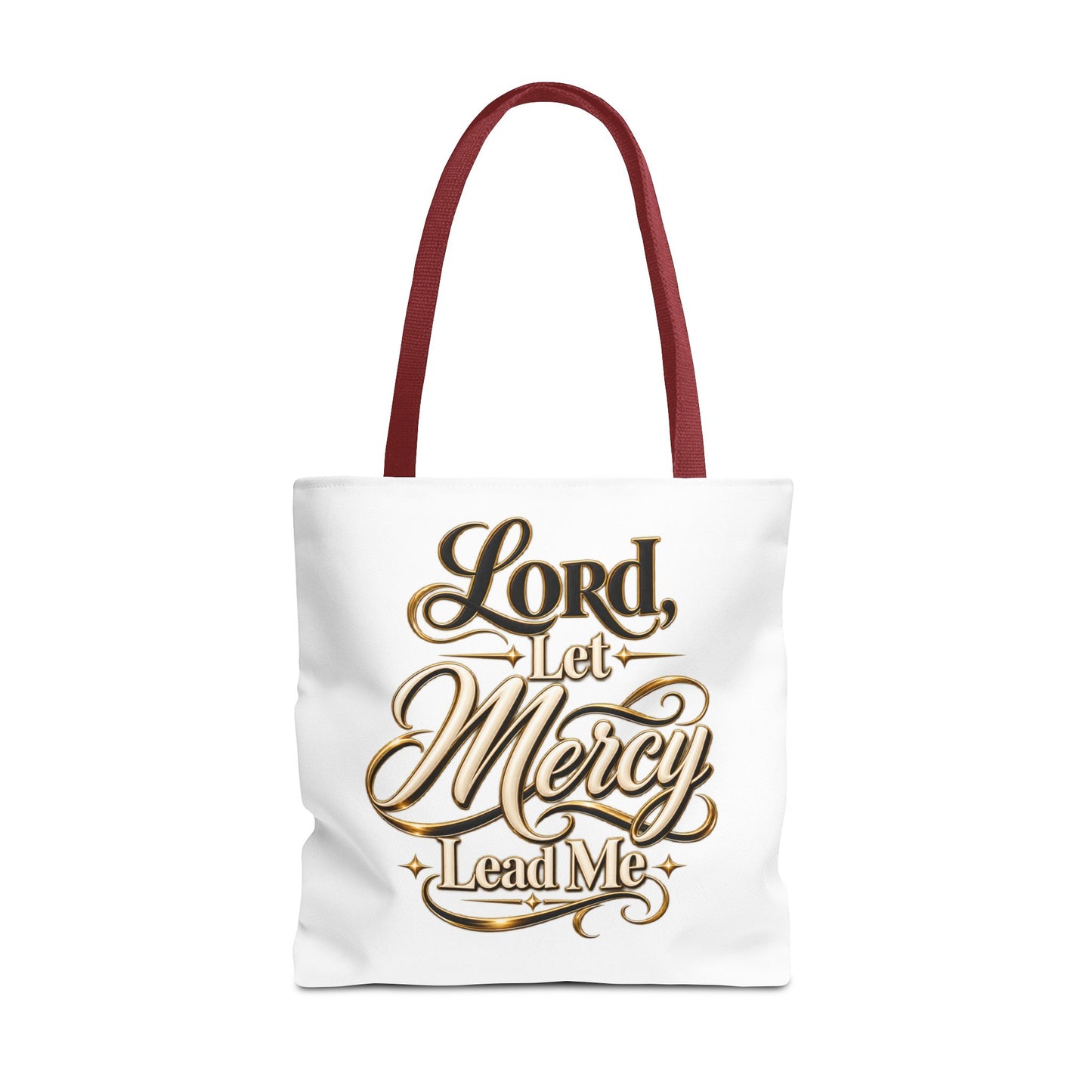 Lord, Let Mercy Lead Me Tote Bag – Inspirational Christian Canvas Tote