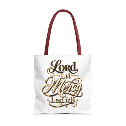 Lord, Let Mercy Lead Me Tote Bag – Inspirational Christian Canvas Tote