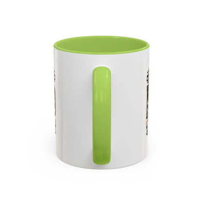 Dad Coffee Mug — "Best Ever Dad" Lion Crest Accent Mug (11/15oz)