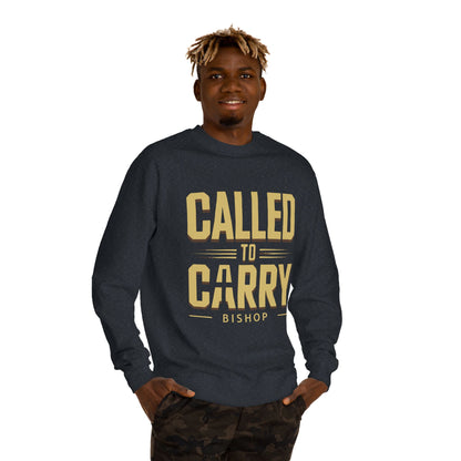 Called to Carry Sweatshirt – Military Green Crewneck with Bold Typography ("Called to Carry")