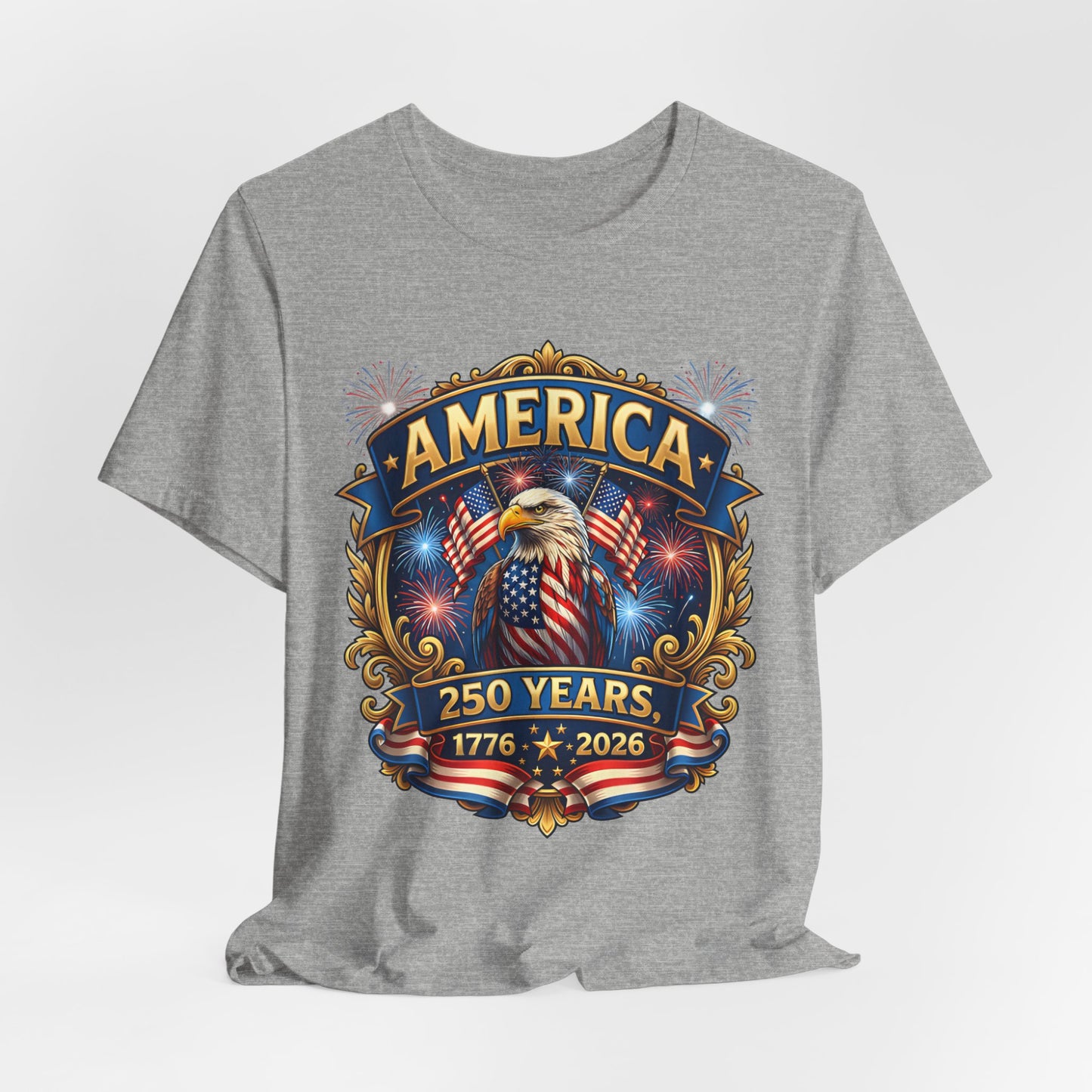 America 250th Anniversary T-Shirt — 1776–2026 Patriotic Eagle Tee