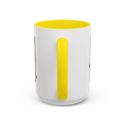 New York Skyline Accent Coffee Mug — Empire State Sunset Scene (11/15oz)