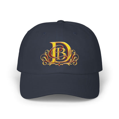 Embroidered Gold Monogram Dad Cap