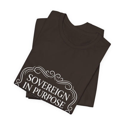 Sovereign in Purpose T‑Shirt — "Poised in Power" First Lady Tee