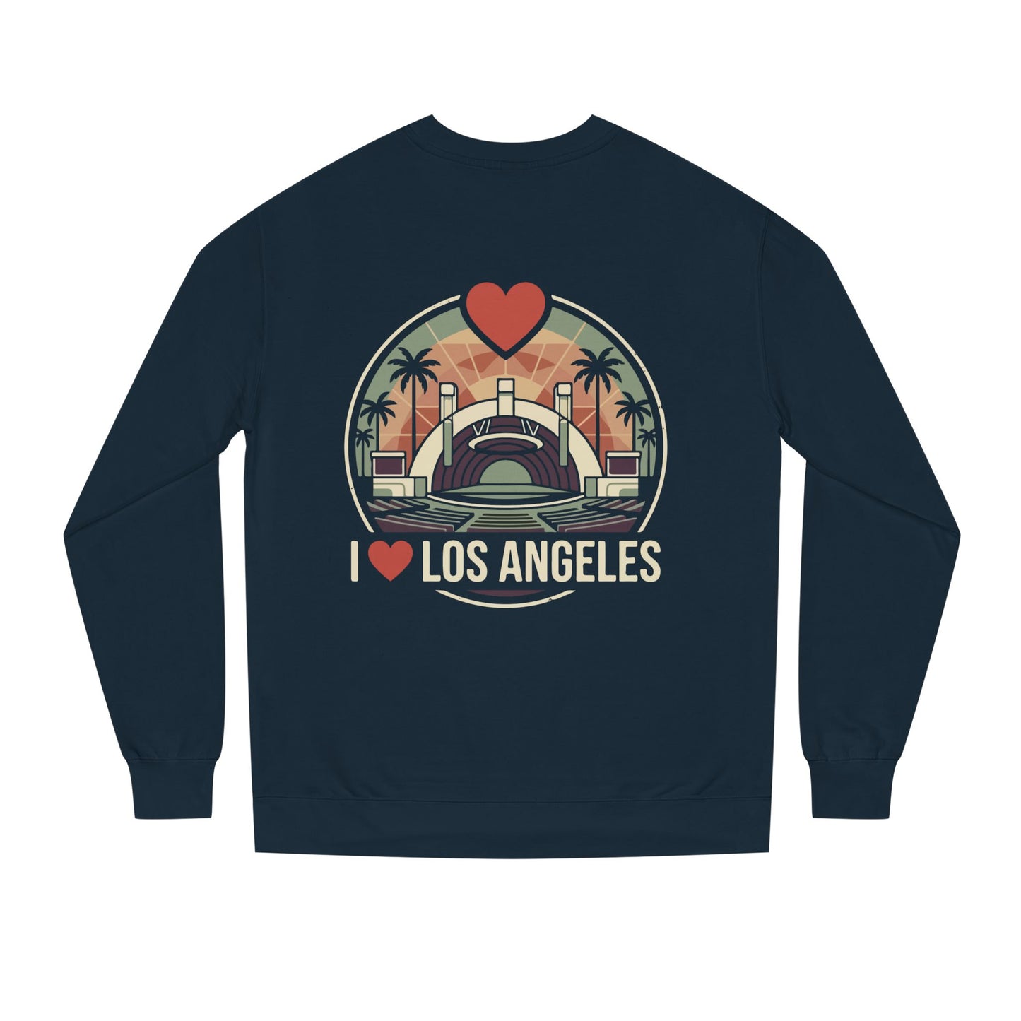 Los Angeles Crewneck Sweatshirt – I  Los Angeles Retro Cityscape