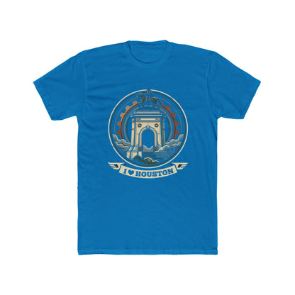 I  Houston T-Shirt — Vintage Monument Cityscape Tee for Locals & Tourists