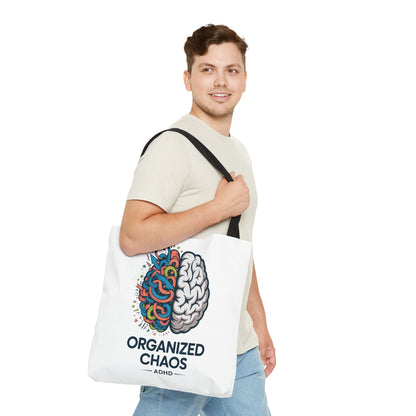 ADHD Tote Bag — "Organized Chaos" Brain Design