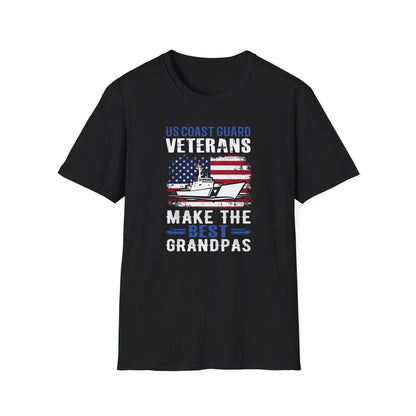 US Coast Guard Veterans Make the Best Grandpas T-Shirt