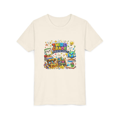 Third Grade Kids Tee — "Third Grade Out of the Classroom" Back-to-School Youth Shirt