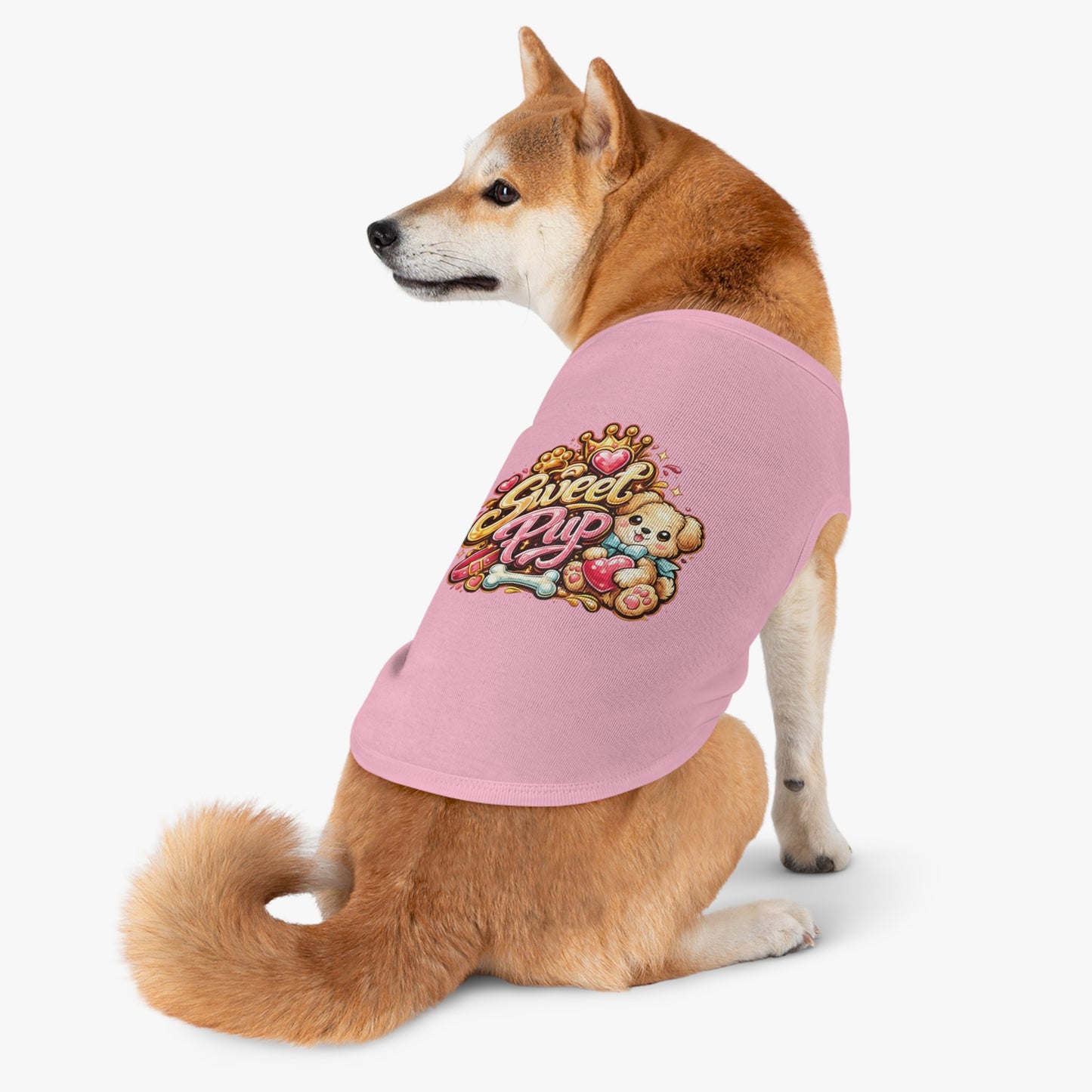Sweet Pup Dog Tank Top — Cute Puppy Graphic Pet Tee