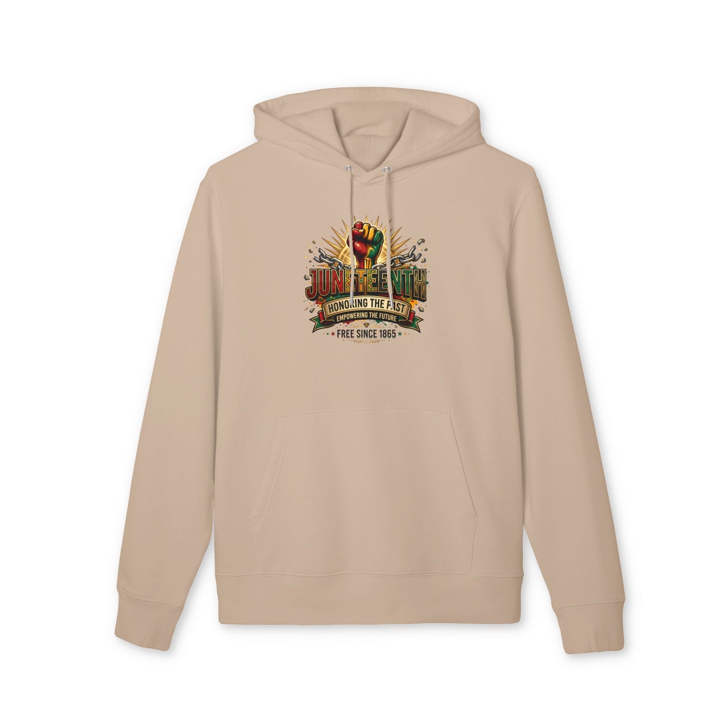 Juneteenth Hoodie – "Honoring the Past, Free Since 1865" Celebration Sweatshirt