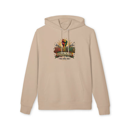 Juneteenth Hoodie – "Honoring the Past, Free Since 1865" Celebration Sweatshirt